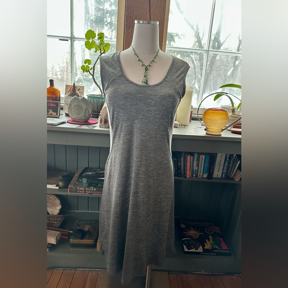 PrAna Heather Gray Active Layer Sleeveless Dress Size M